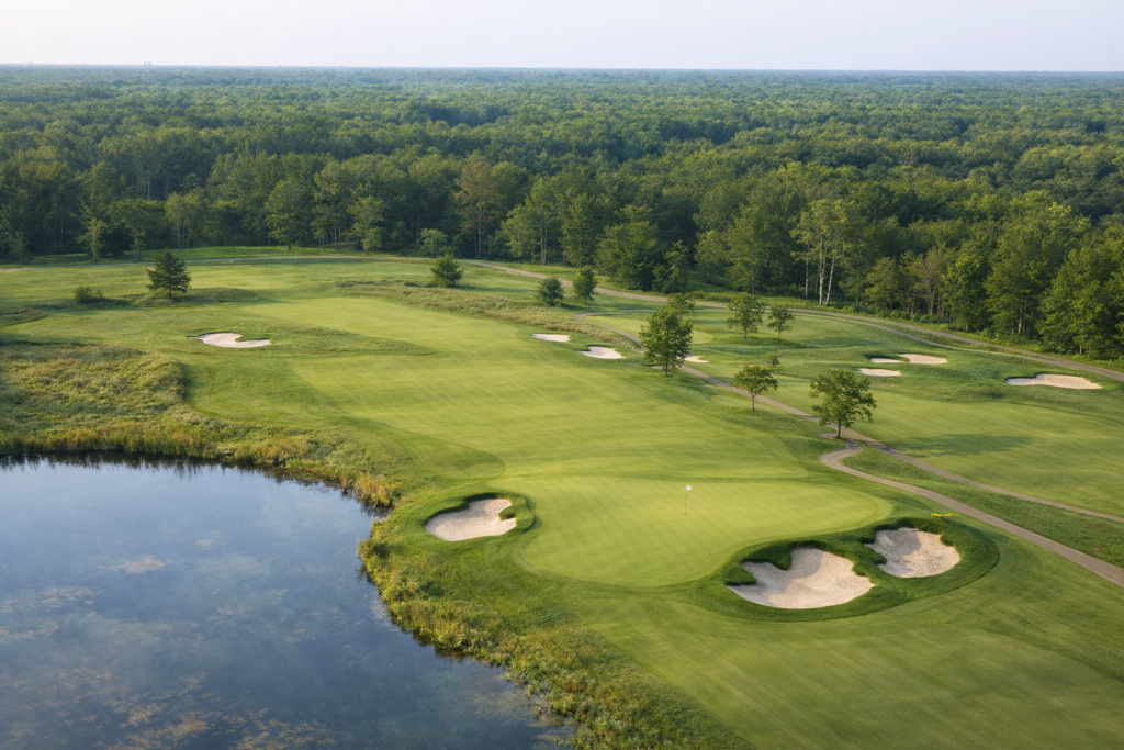 projekt pola golfowego